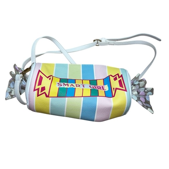 Colorful 'Smart Girl' Crossbody Bag smarties candy purse - Picture 3 of 7